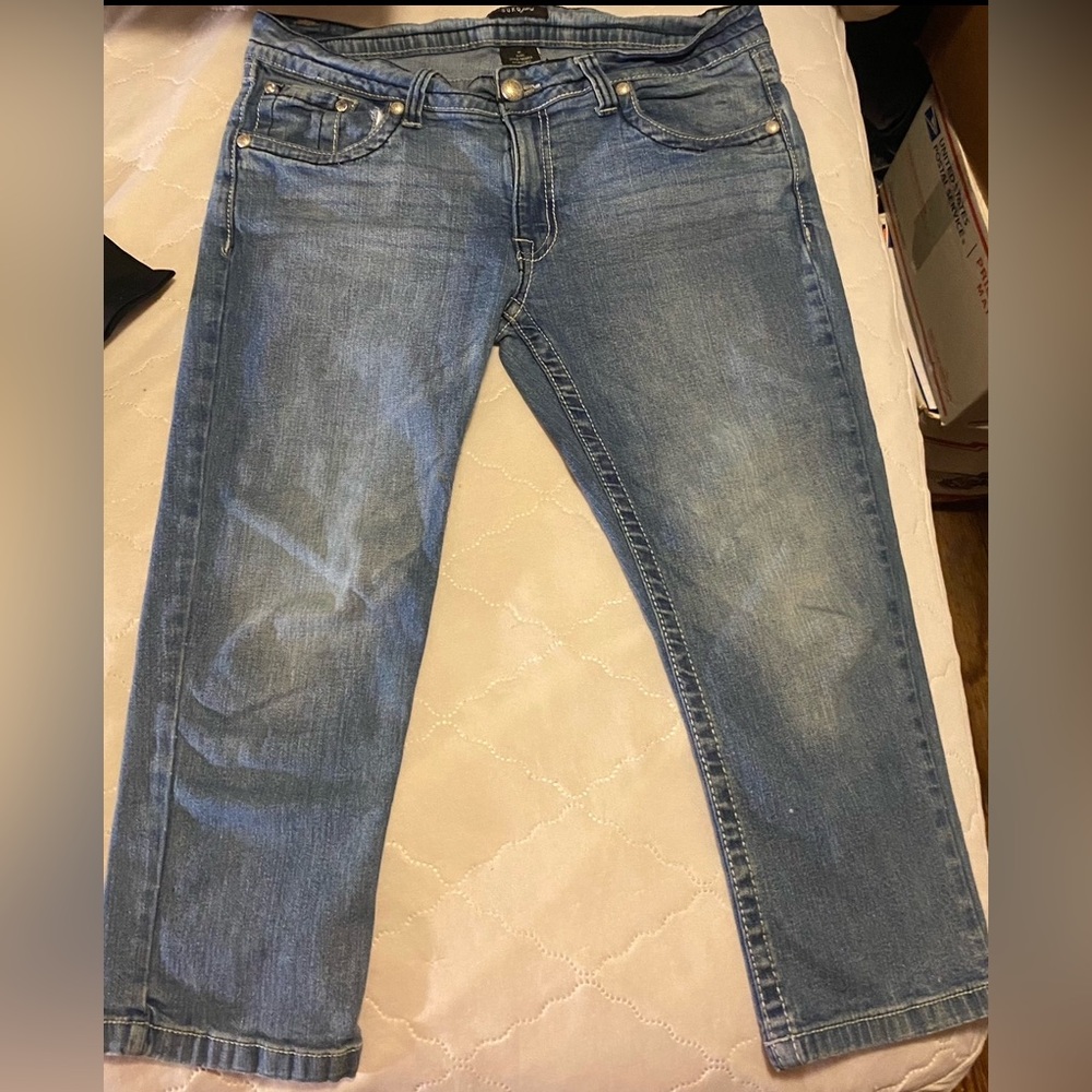 Suko Embellished Blue Denim Jeans - Picture 8 of 8